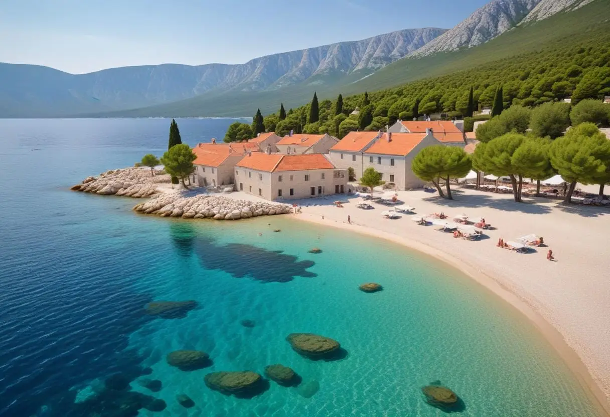 Upplev charmiga Brač – den dolda juvelen i Kroatien illustration