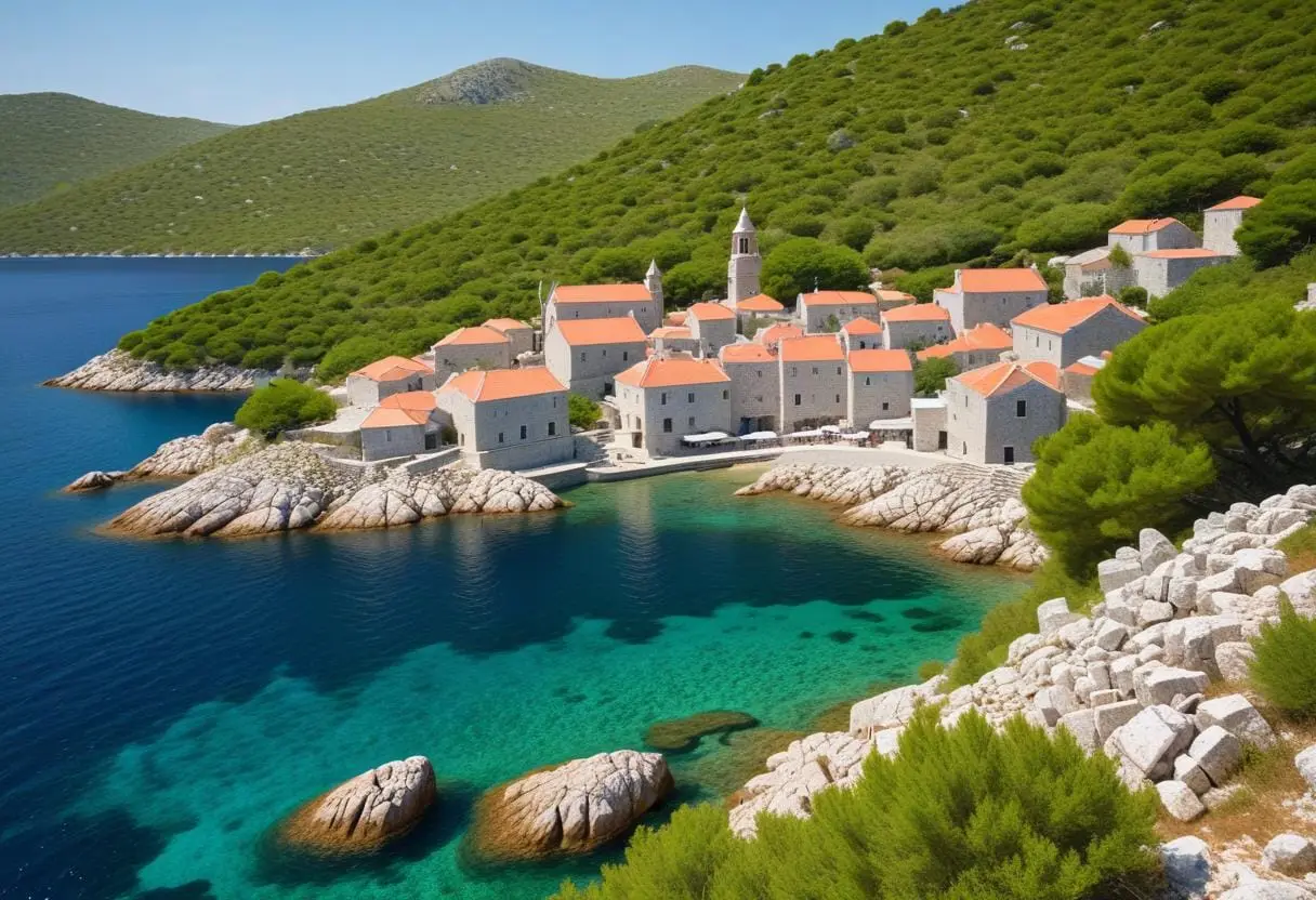 Upptäck Lastovo – en dold pärla i Kroatien illustration