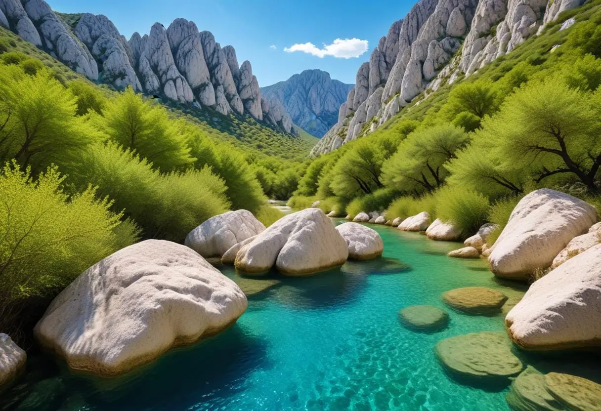 Upptäck skönheten i nationalpark Paklenica illustration