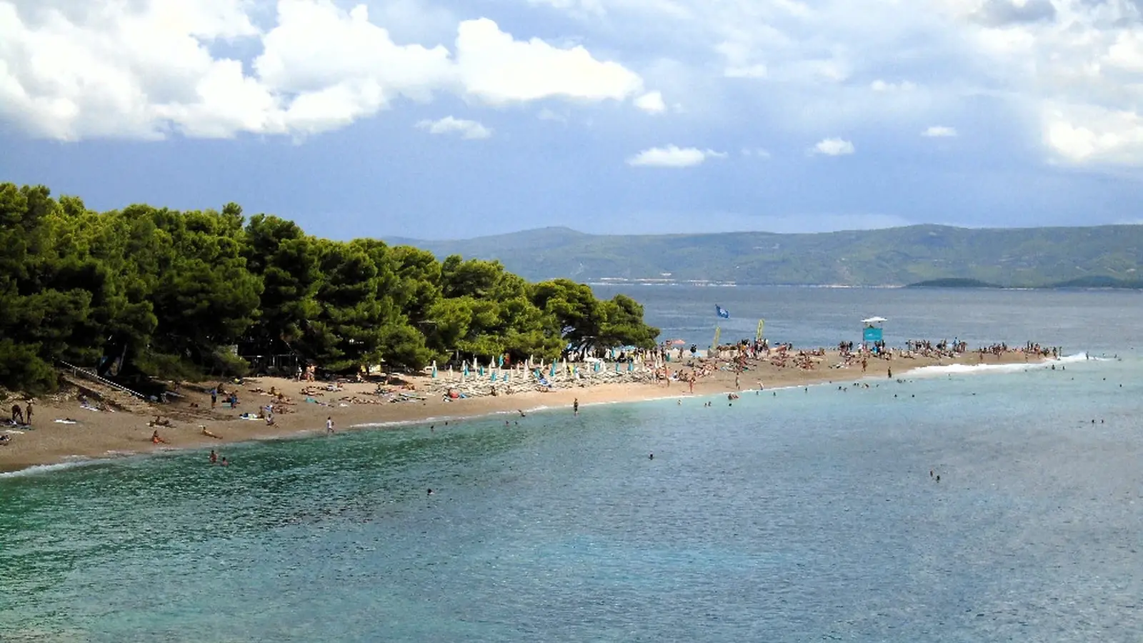 Zlatni Rat på Brač – ett av stoppen i resplanen