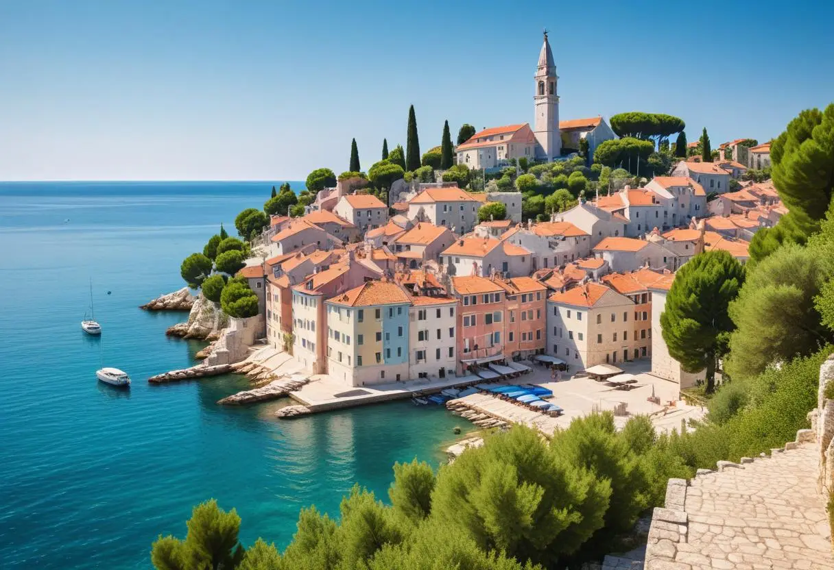 Rovinj i Kroatien – en dröm för semesterfirare illustration