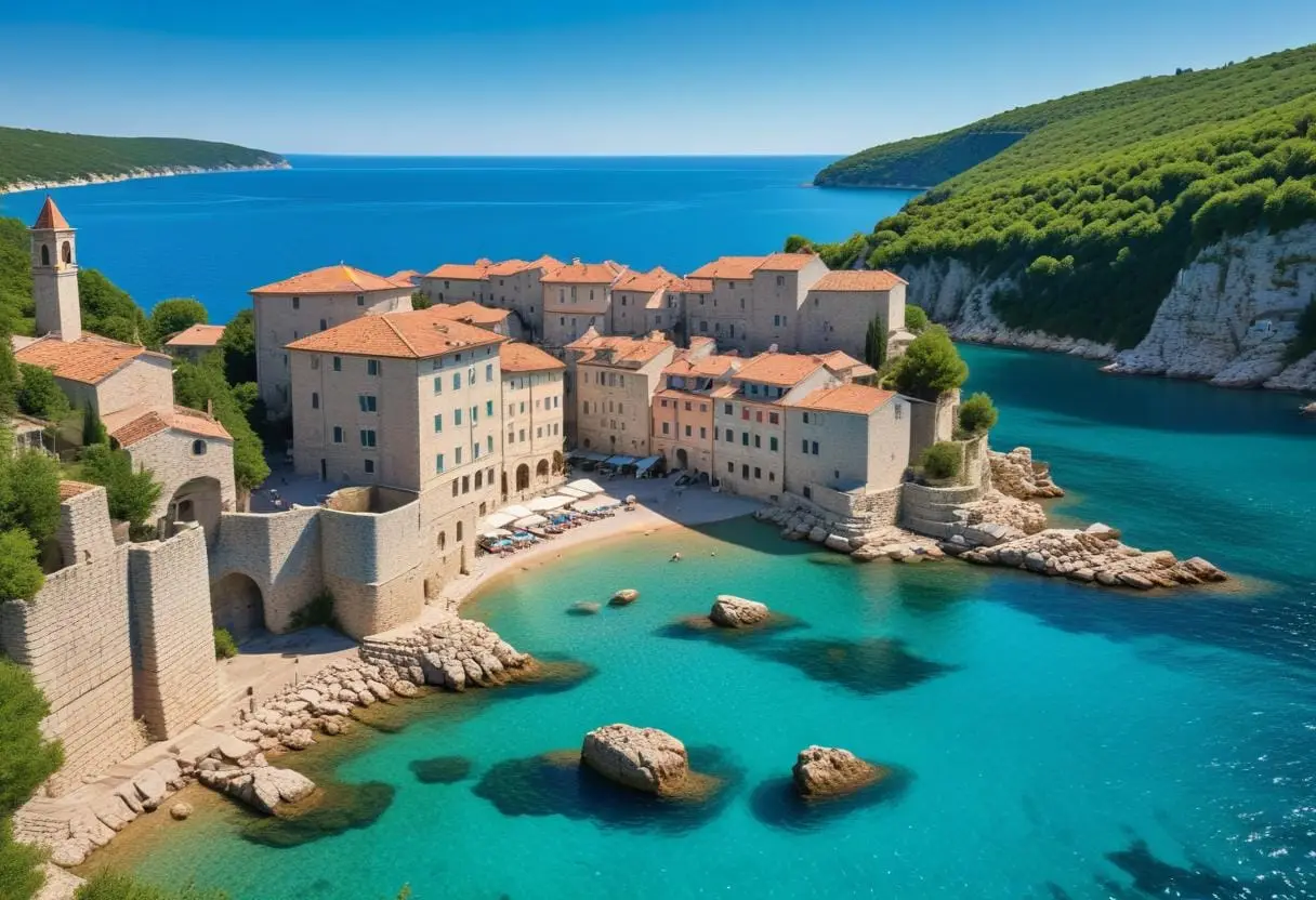 Umag i Kroatien – en dold pärla vid havet illustration