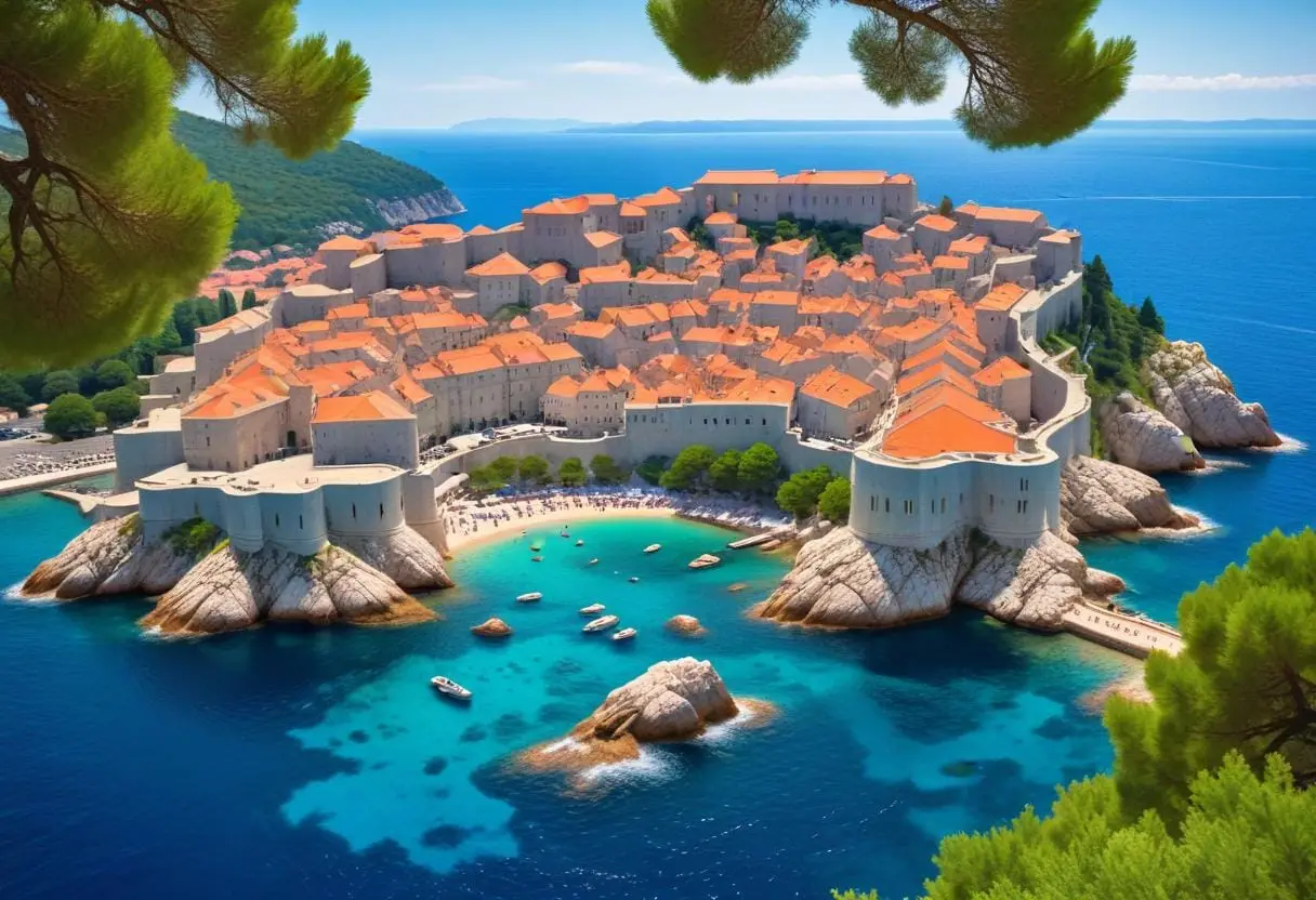 Upptäck var Dubrovnik ligger och varför alla älskar det! illustration
